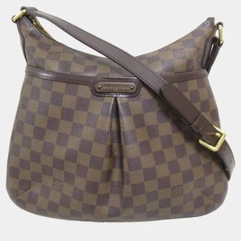 [二手商品] Louis Vuitton | Louis Vuitton Brown Canvas Damier Ebene Bloomsbury PM Crossbody Bag 
