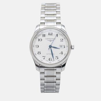 [二手商品] Longines | Longines Silver Stainless Steel Master Collection L2.793.4 Men's Wristwatch 40 mm商品图片,4.8折, 满1件减$100, 独家减免邮费, 满减