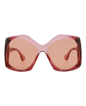 Gucci | Square-Frame Injection Sunglasses 3.2折×额外9折, 独家减免邮费, 额外�九折