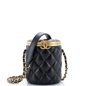 [二手商品] Chanel | Crown Box Vanity Bag Quilted Lambskin Mini,商家Premium Outlets,价格¥24868