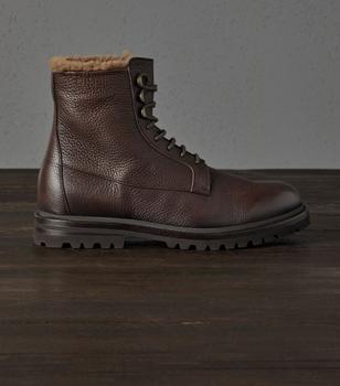 推荐Leather Lace-Up Boots商品