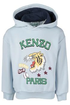Kenzo | Kenzo Kids Logo-Printed Long-Sleeved Hoodie 6.2折