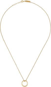 推荐Gold Numbers Ring Necklace商品