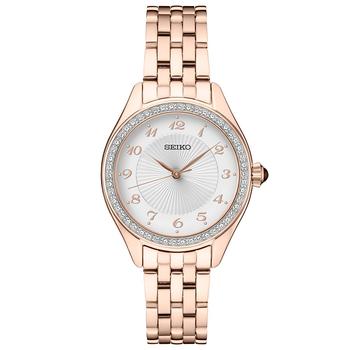 推荐Women's Rose Gold-Tone Stainless Steel Bracelet Watch 29mm商品