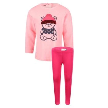 iDO | Sequin teddy pajama set in pink,商家BAMBINIFASHION,价格¥238