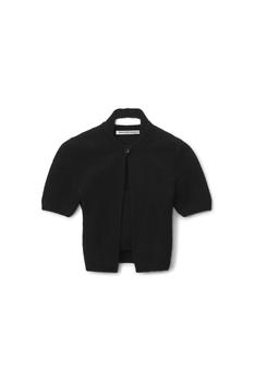 Alexander Wang | SHORT-SLEEVE TWINSET CARDIGAN IN ALPACA商品图片,