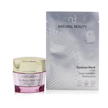 雅诗兰黛精华面膜, Estée Lauder | Resilience Multi-effect Tri-peptide Face And Neck Creme Spf 15 - For Dry Skin With Natural Beauty R-pga Deep Hydration Moisturizing Cushion Mask商品图片 额外9折, 额外九折