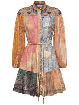 商品Anneke Printed Cotton Mini Dress图片