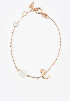 商品Vivid Jewelers | ع Bespoke Baby Bracelet in 18-karat Rose Gold and Mother-of-Pearl,商家Thahab,价格¥2965图片