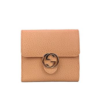 Gucci | Gucci Women's  Beige Leather Wallet商品图片,