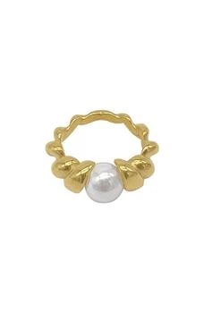 ADORNIA | Imitation Pearl Twist Band Ring,商家Nordstrom Rack,价格¥164