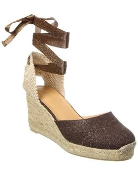 CASTAÑER | Carina Canvas Wedge Sandal,商家Premium Outlets,价格¥844