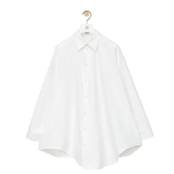 推荐【预售3-7天】罗意威 23年新款 女士白色棉质府绸梯形衬衫式连衣裙S540Y09XH7-2100商品