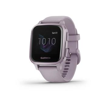 美国Garmin, Garmin | Unisex Venu Sq Orchid Silicone Band Smart Watch 40mm商品图片 