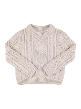 商品Wool & Cashmere Blend Cable Knit Sweater,商家LUISAVIAROMA,价格¥1548图片