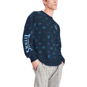 Tommy Hilfiger | Men's Navy Tennessee Titans Reid Graphic Pullover Sweatshirt商品图片,