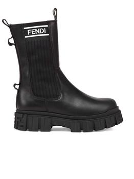 Fendi | Fendi Black Leather Junior Biker Boots商品图片,8.5折
