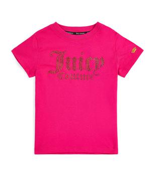Juicy Couture | Embellished Logo T-Shirt (3-16 Years)商品图片,