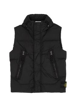 推荐KIDS Black quilted shell gilet (2-4 years)商品