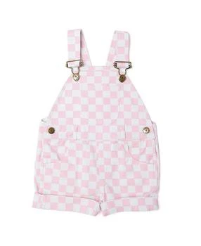 Dotty Dungarees | Unisex Checkerboard Overall Shorts - Baby, Little Kid, Big Kid,商家Bloomingdale's,价格¥337