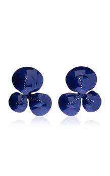 商品Anastasia Kessaris - Women's Exclusive Anemone Diamond Earrings - Blue - OS - Moda Operandi - Gifts For Her图片