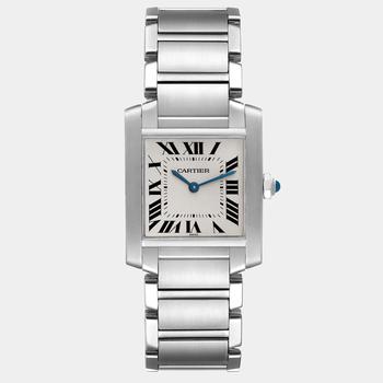 Cartier | Cartier Tank Francaise Midsize Steel Ladies Watch WSTA0005 25 x 30 mm商品图片,