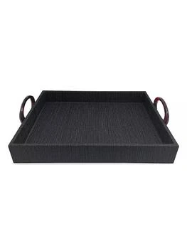 Mariposa | Welcome Home Midnight Tortoise Handled Small Tray,商家Saks Fifth Avenue,价格¥1442
