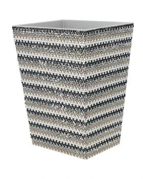 Mike & Ally | Biarritz Wastebasket with Swarovski Crystals, Silver,商家Neiman Marcus,价格¥29870