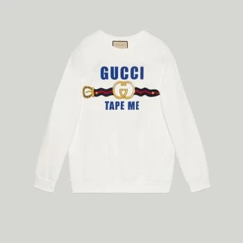 Gucci | GUCCI 白色女士卫衣/帽衫 721361-XJFIZ-9088 包邮包税