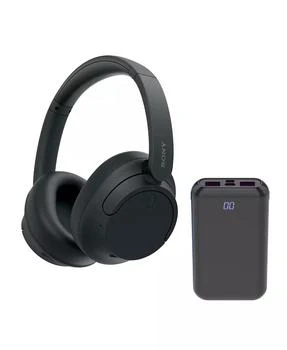 SONY | WHCH720N Wireless Over the Ear Noise Canceling Headphones (Black) Bundle,商家Macy's,价格¥1102