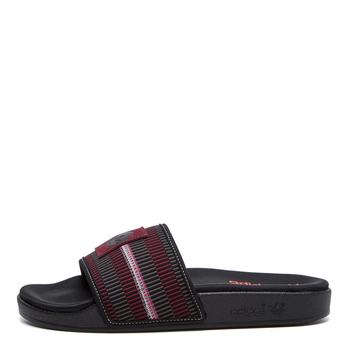 阿迪达斯拖鞋, Adidas | adidas Adilette Patchwork Sliders - Black/ Purple商品图片 