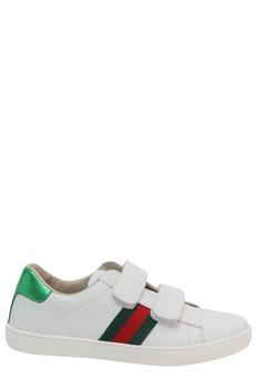 商品Gucci | Gucci Kids Logo Detailed Double Strap Sneakers,商家Cettire,价格¥1781图片