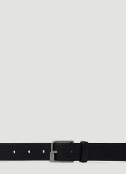 MAISON MARGIELA | Logo Engraved Belt in Black商品图片,