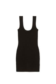 亚历山大王 连衣裙, Alexander Wang | TANK DRESS IN CHENILLE JACQUARD商品图片 