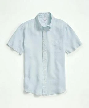 Brooks Brothers | Irish Linen Short-Sleeve Sport Shirt 独家减免邮费