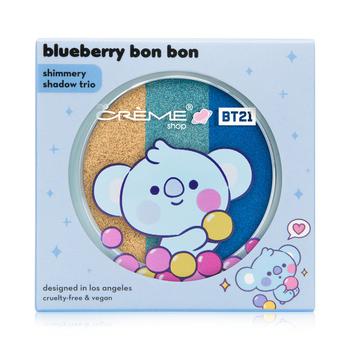 商品The Creme Shop | x BT21 BABY Koya Blueberry Bon Bon Shimmery Shadow Trio,商家Macy's,价格¥93图片