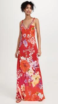 Camilla | V Neck Full Length Bias Slip Dress 4.9折