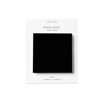 Cloth & Paper | Avant Garde Sticky Notes BLACK,商家Verishop,价格¥44