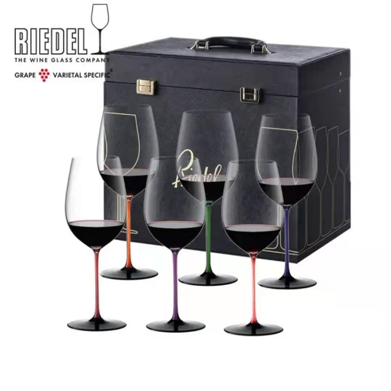 商品Gladstone | RIEDEL手工杯礼盒套装 6色系波尔多杯,商家Wine Story,价格¥17065图片