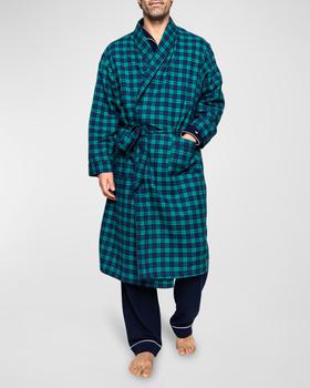 商品Petite Plume | Men's Highland Tartan Cotton Robe,商家Neiman Marcus,价格¥786图片