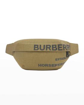 burberry腰包, Burberry | Men's Horseferry-Print Nylon Canvas Sonny Bum Belt Bag商品图片 