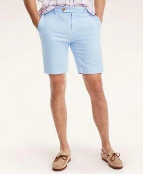 Brooks Brothers Stretch Cotton Linen Shorts