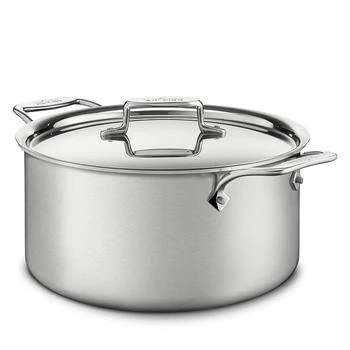 All-Clad | d5 Stainless Brushed 8-Quart Stock Pot with Lid,商家Bloomingdale's,价格¥2943
