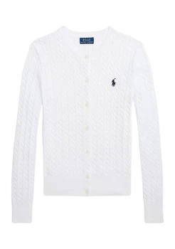 Ralph Lauren | Lauren Childrenswear Girls 7 16 Mini Cable Cotton Cardigan,商家Belk,价格¥226