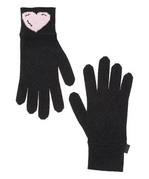 商品Boutique Moschino | Boutique Moschino Heart Embroidered Gloves,商家Cettire,价格¥405图片