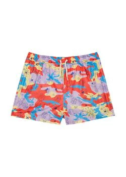 推荐KIDS Puzzleflage printed swim shorts商品