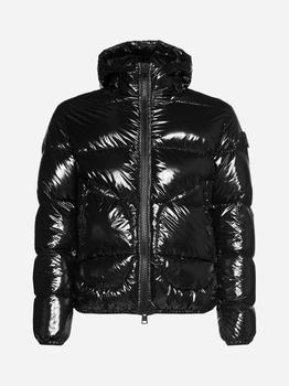 推荐Hooded quilted glossy nylon down jacket商品
