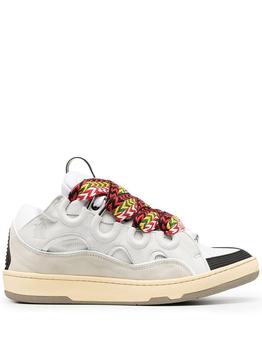 Lanvin | Lanvin Men's  White Leather Sneakers商品图片,9.3折