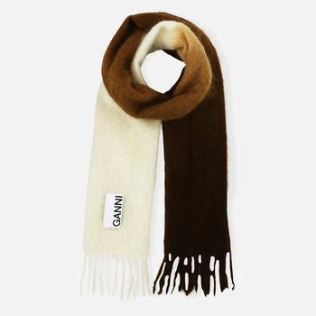 推荐Ganni Women's Mohair Gradient Scarf商品