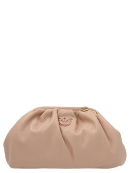 旅行pinko燕子包, PINKO | Pinko Pochette Chain Logo Plaque Mini Clutch Bag商品图片 6.7折